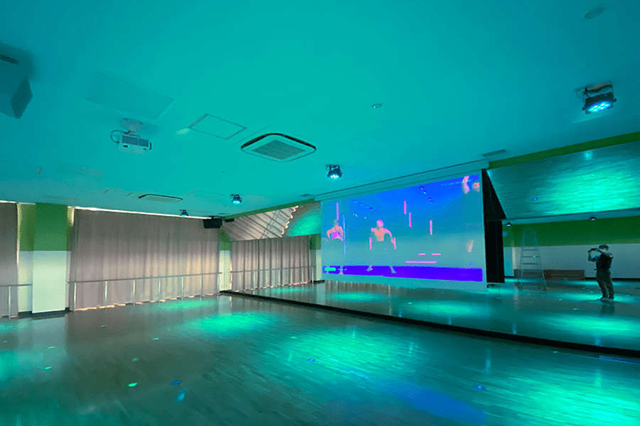 バーチャルレッスンスタジオ音響映像システム（VR）